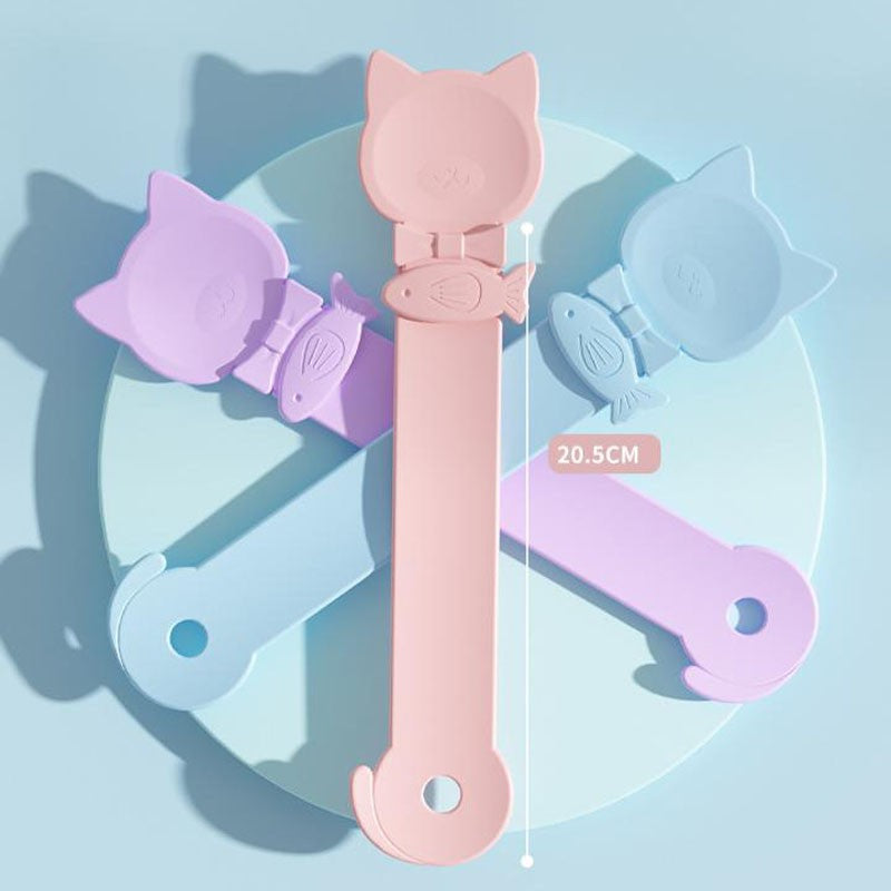 Cat Treat Spoon for Lickable Cat Treats Squeeze Up,Food Dispenser Cat Feeder