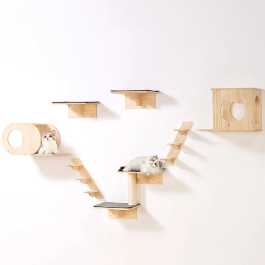 Wall Mounted Cat Shelves and Cat Tree, Cat Furniture