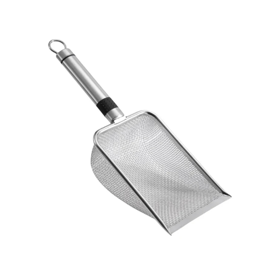 Premium Stainless Steel Cat Litter Scoop - Rust-Resistant & Ergonomic